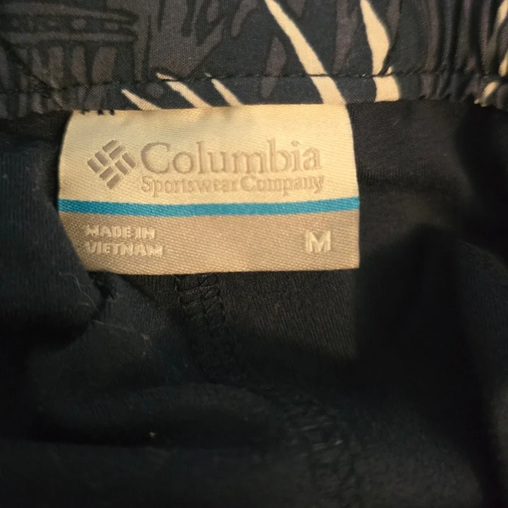 Columbia Athletic Red White Blue Leaf Design Skort Women's M